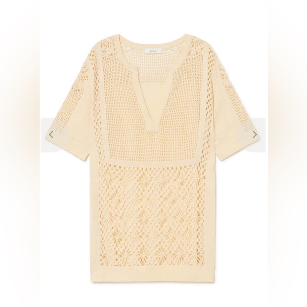 Sita Murt Crochet Tunic in Butter Size 42=6
